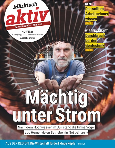 Cover der Märkisch aktiv: Stator-Wicklung & Elektromaschinenbauer